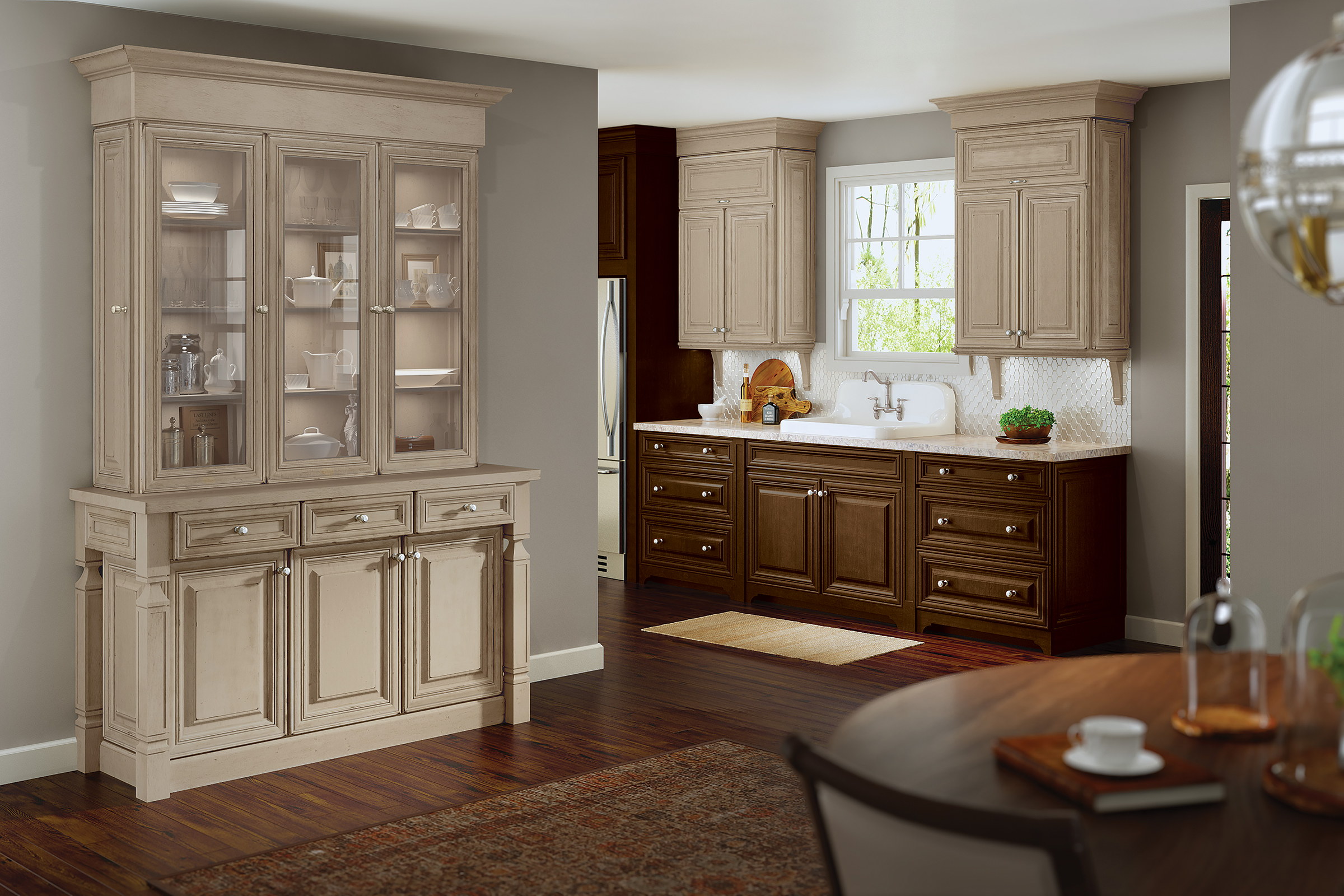 KraftMaid Custom Kitchen Remodel Ideas with Wooden Cabinetry