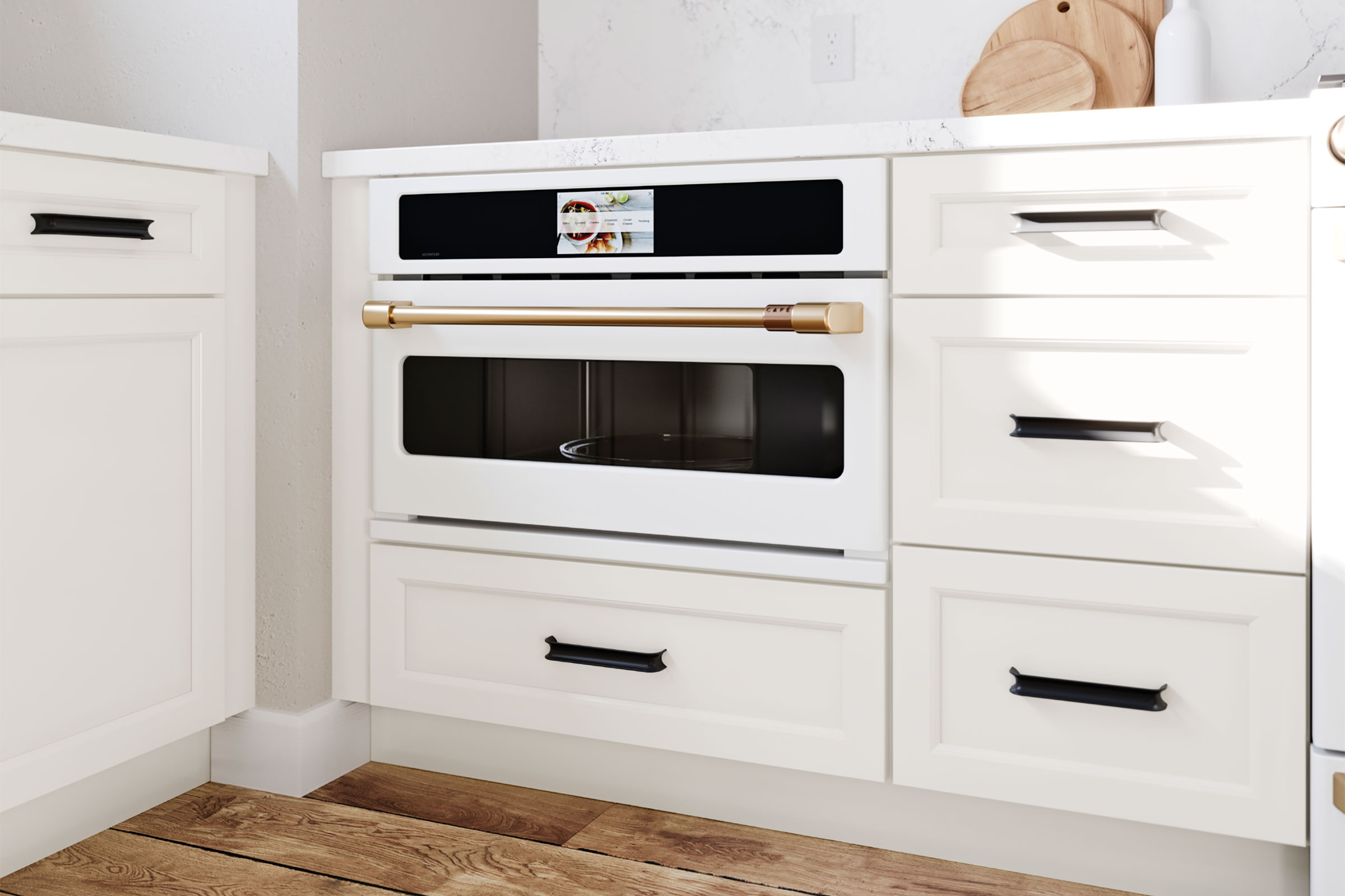 White kitchen with shop white appliances