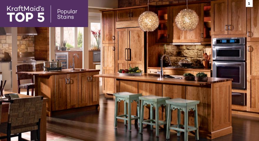 Kitchen Cabinet Stain Colors, Most Popular Kraftmaid Cabinets