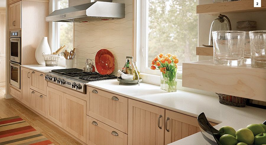 Small Kitchen Ideas 7 Tips To Make Kitchens Feel Bigger Kraftmaid Small Kitchen Ideas 7 Tips To Make, What Colors Make A Small Kitchen Look Larger