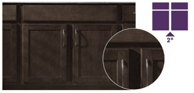 Cabinet Overlays Explained Kraftmaid Cabinetry