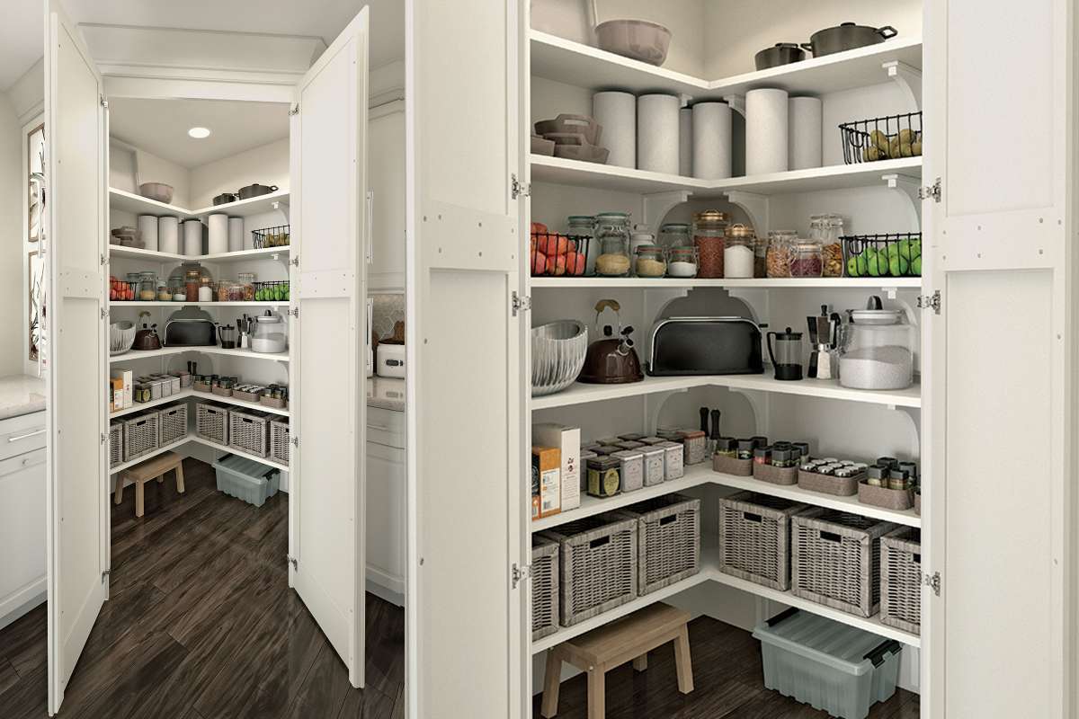 Kitchen Storage Ideas Pantry Cabinets   KraftMaid